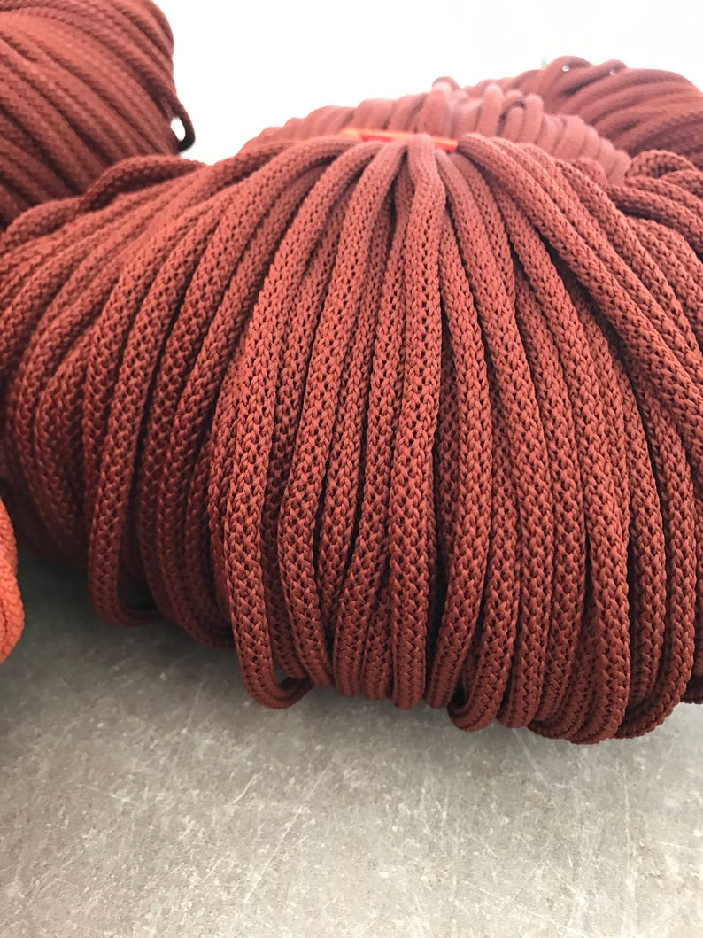 6mm Macrame Cord Polyester Macrame Rope 100 Meters Craft Etsy