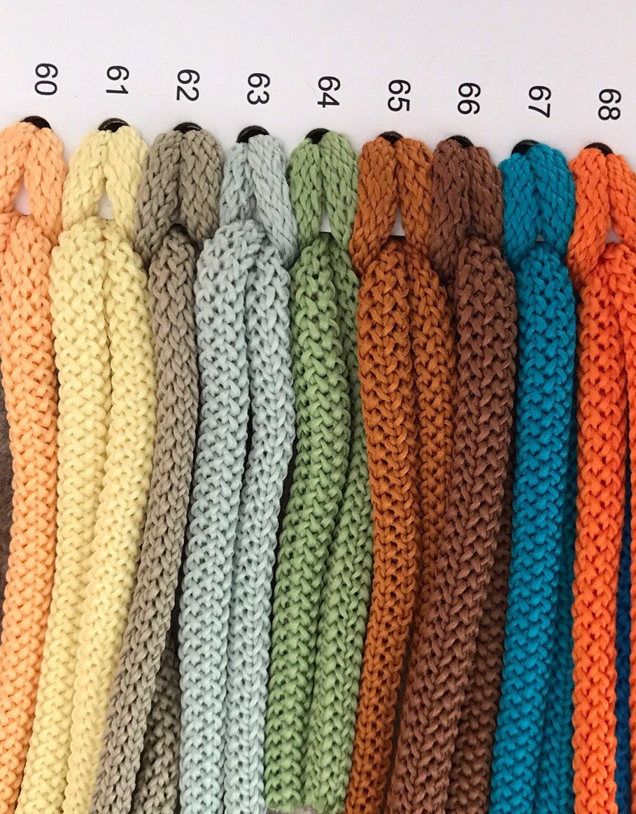 Polyester Macrame Cord: 60 Colors, Knitting & Crochet Rope