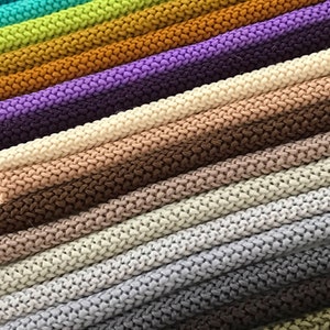 6mm macramé cord, macramé rope, polyester braid cord, knitted cord, crocheted, knot cord, cord bracelet, bead cord, textile rope, macramé image 1