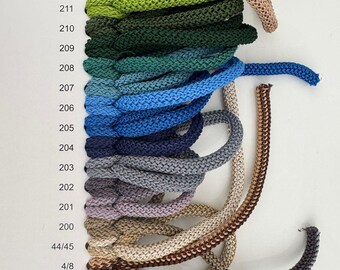 Cordón de ganchillo para bolsos y cestas resistentes — hilo de poliéster de 6 mm