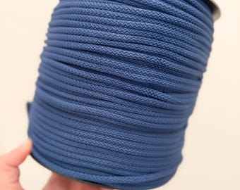 Cordón de ganchillo para bolsos de 6 mm: cuerda de poliéster para bolsos y cestas. Hilo para manualidades con bolsos.