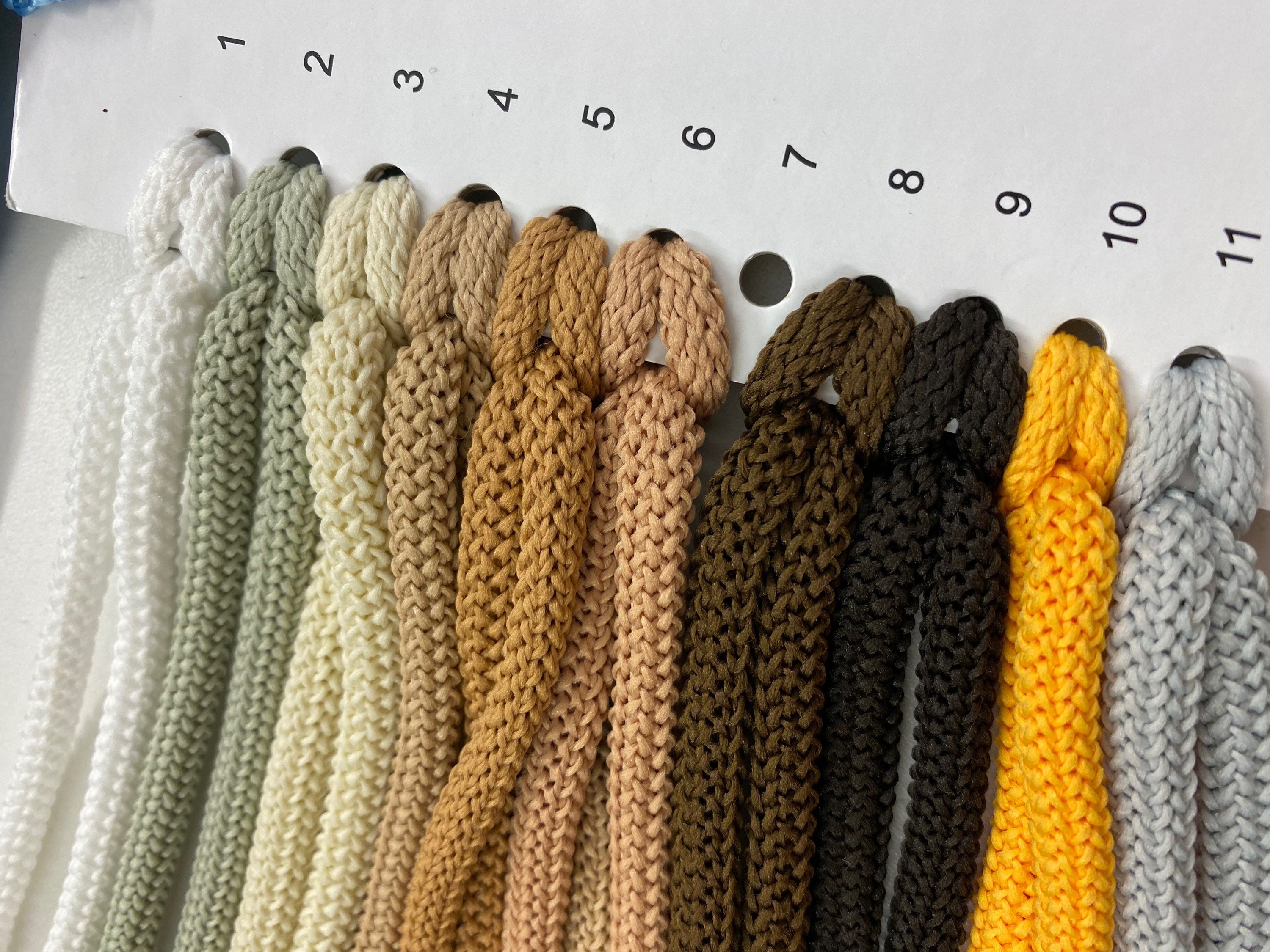 Tot ziens Rook Kilometers Polyester touw gekleurd Touw 6mm zacht koord Macrame sterk - Etsy Nederland