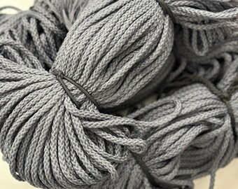 4mm Polyester Macrame Cord: Craft Rope for Weaving & Knitting