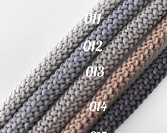 Gray Macramé cord,  macramé supply, macramé cord, Polyester rope, Crochet rope, Rope macramé, Craft supplies