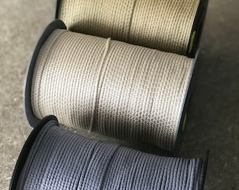 3mm Polyester Macrame Cord: Crochet, Knitting & Weaving Rope