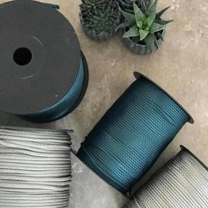 Polyester 3mm macramé yarn, Macramé cord, Polyester yarn for DIY projects, Crochet supplies, Polyester thread, Crochet materials, Yarn craft