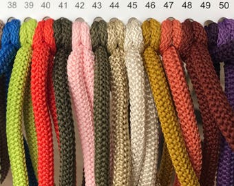 Corda in poliestere, corda colorata 6mm, cavo morbido Macrame, cavo forte, filato all'uncinetto, corda in poliestere, cavo colorato in nylon, corda di cotone artigianale