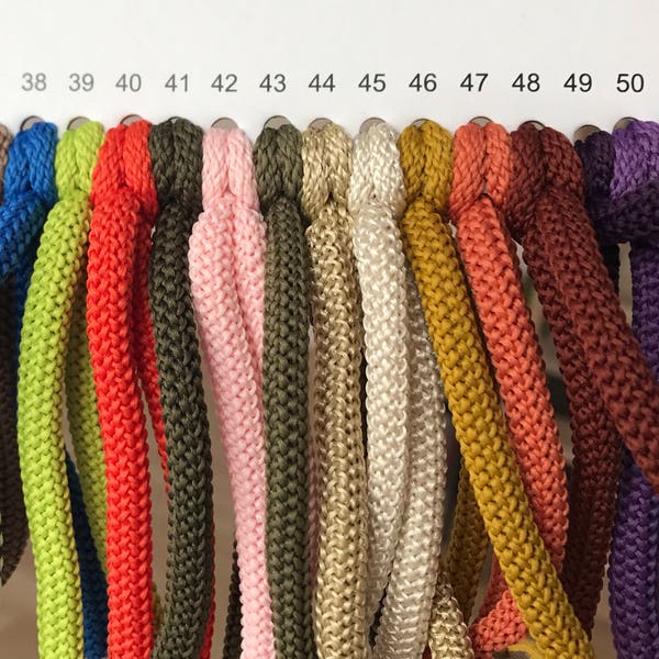 Corde en polyester, Corde colorée 6mm, Cordon doux Macramé, Cordon solide, Fil au crochet, Corde en polyester, Cordon coloré en nylon, Corde en coton artisanal