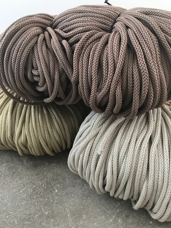 6mm Macrame Cord 1-2-3-4-5 Yards, Macrame Rope, Craft Cord, Macrame Yarn, Macrame  Supplies, Chunky Macrame Yarn, Chunky Polyester Cord 