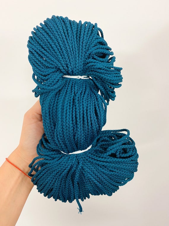 Macrame Cord 6mm Knitted