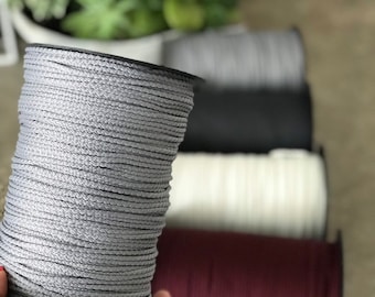 3mm Macrame Rope: Soft Chunky Knitting Cord, Crochet Bag Yarn