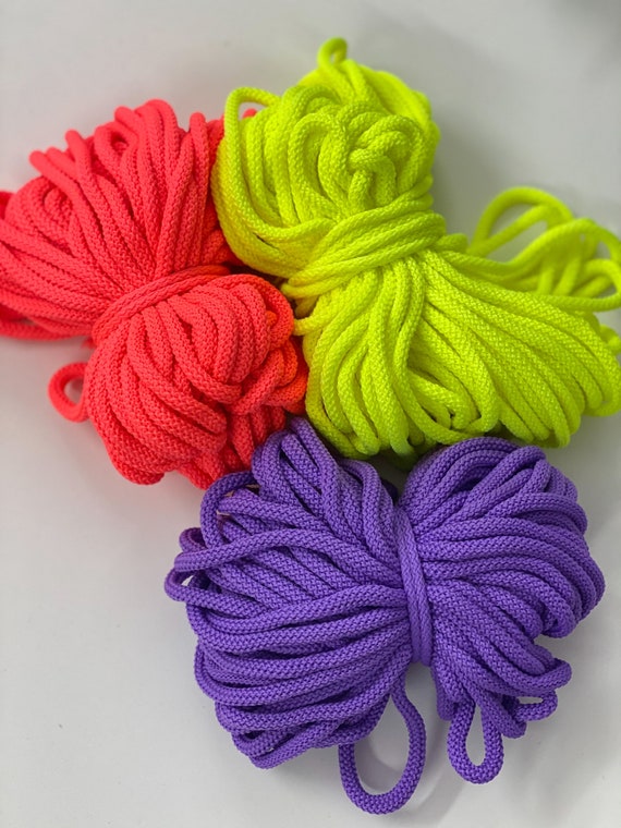 Polyester Rope, Colored Rope 6mm, Soft Cord Macrame, Strong Cord, Crochet  Yarn, Polyester Rope, Nylon Colored Cord, Craft Rope. 