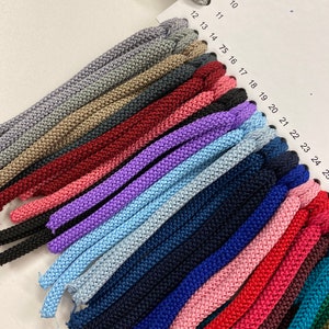 Polyester rope, colored Rope 6mm, soft cord Macrame, strong cord, crochet yarn, Polyester rope, Nylon colored cord, Craft cotton rope image 5