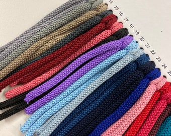 Corda in poliestere, corda colorata 6mm, corda morbida Macrame, corda forte, filato all'uncinetto, corda in poliestere, corda colorata in nylon, corda artigianale