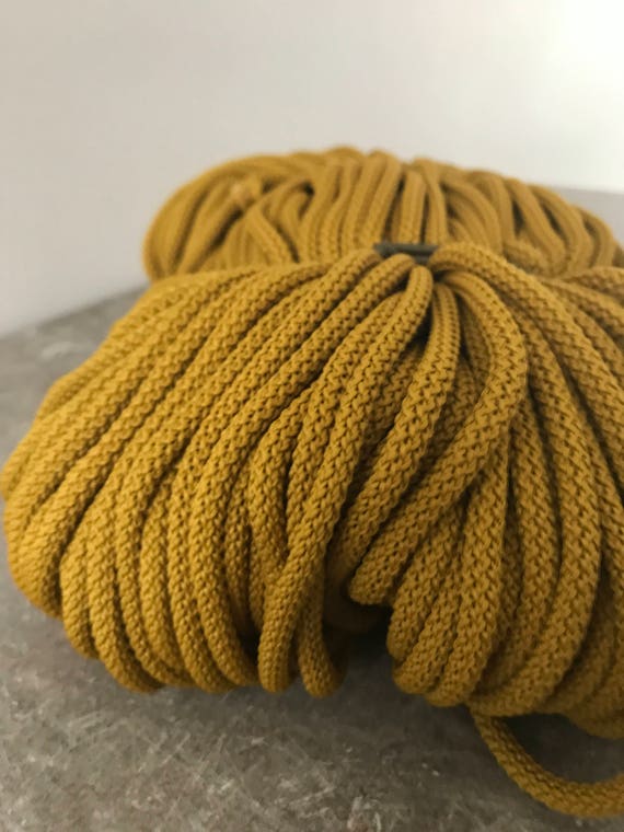 Macrame Rope 6mm, Knitted Cord, Macrame Cord 6mm, Knot Cord, Cord