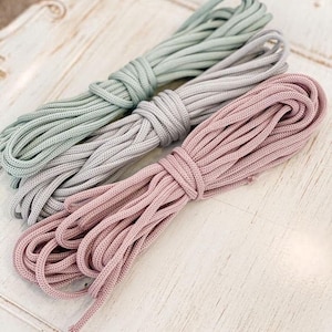 4mm Makramee Schnur, Makramee Seil 4mm, Makramee Garn, Makramee Zubehör, Häkelschnur, grobes Polyester Garn, Kordel, Makramee Tasche