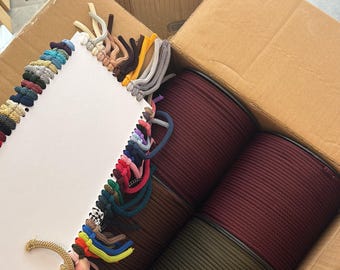 Polyester Macrame Cord: 5-6mm Crochet Rope