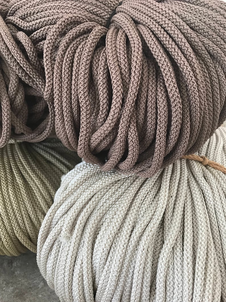 Macrame Cord Macrame 6mm Macrame Cord Macrame Rope Chunky Etsy