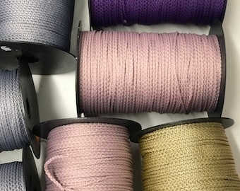 3mm Polyester Macrame Cord: Chunky Crochet Rope, Weaving Supplies