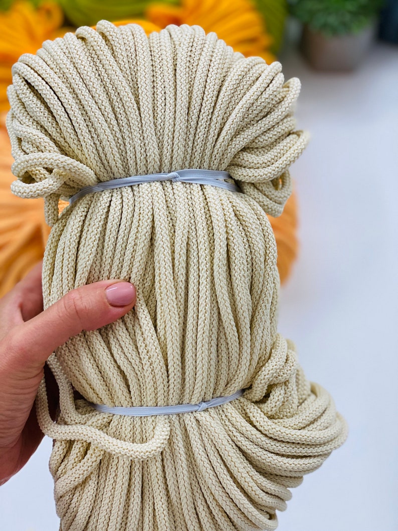 Macrame Cord 6mm/4mm Macrame Rope Macrame Supplies Macrame Etsy