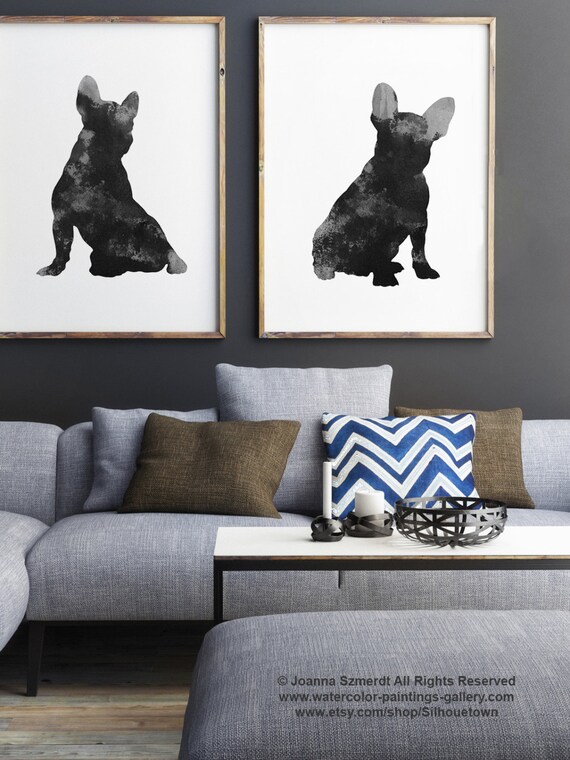 Bulldog puppy poster A2 SIZE Just wanna be Loved