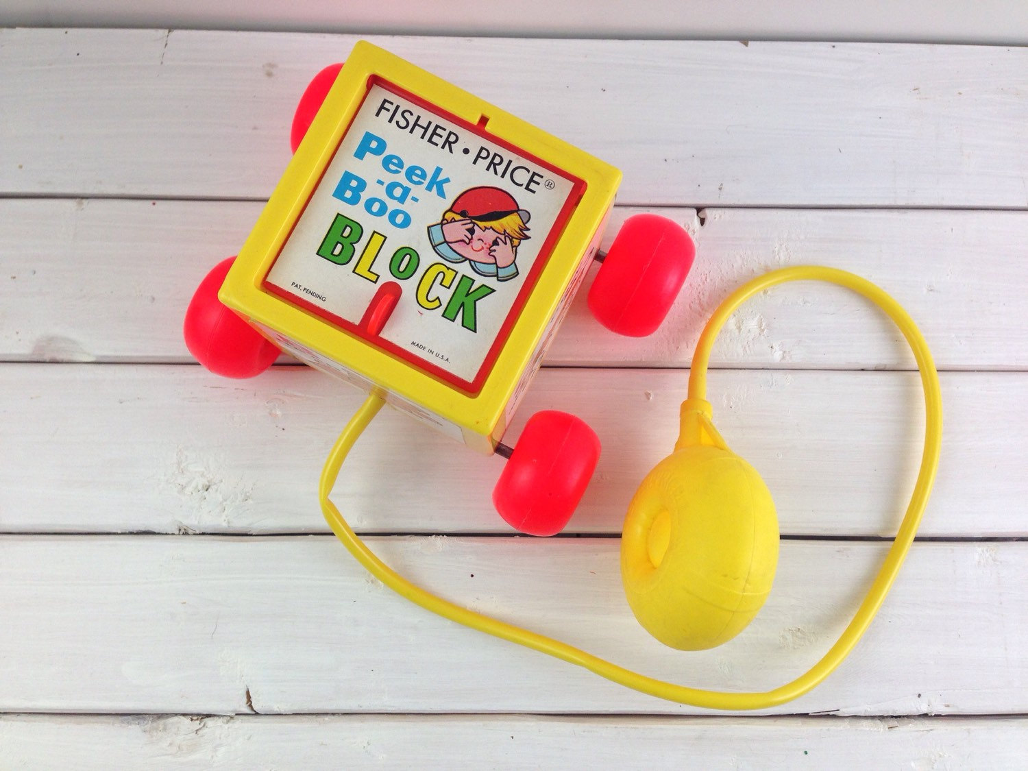 Fisher price peek a block - Etsy Polska