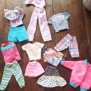 1990s Barbie clothing lot | vintage retro Mattel doll clothes skirts pajamas