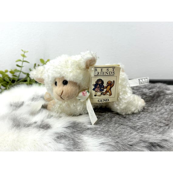 Vintage Best Friends by Gund Lamb Sheep Small 1990s Giftware
