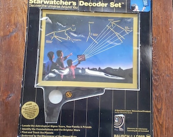 Bushnell Statwatcher's Decoder Set | vintage Bausch Lomb 18-0400 kids astronomy