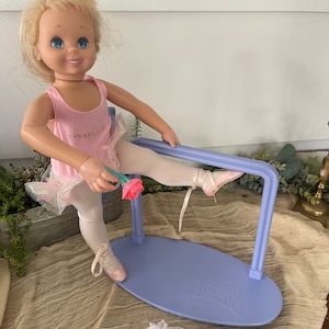 1989 Tyco My Pretty Ballerina barre pointe jointed doll retro dancer leotard toy
