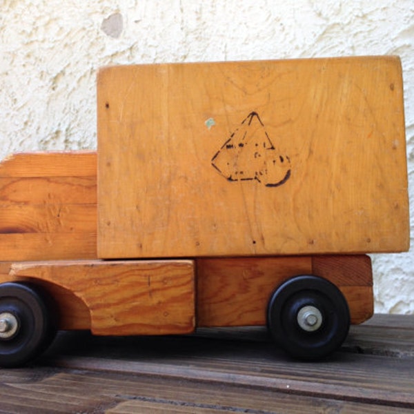 Wooden Childrens delivery truck handmade Womens Project