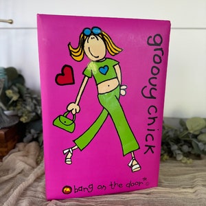 2000 Bang on The Door Groovy Chick Photo Album Santoro UR1 Y2K hot pink 4x6