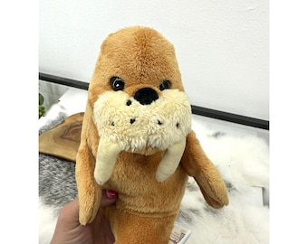 Vintage Toys R Us Animal Alley Walrus pellet plush stuffed animal