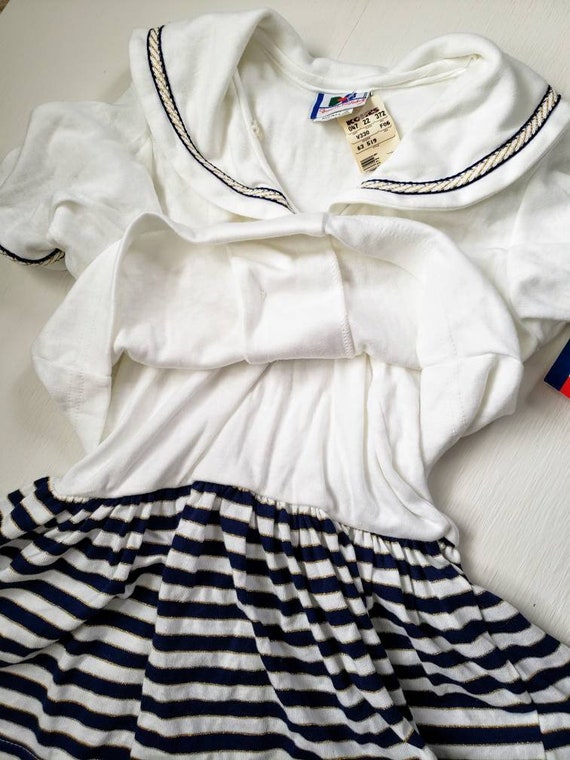Diane Von Furstenberg girls 6 nautical dress with… - image 5