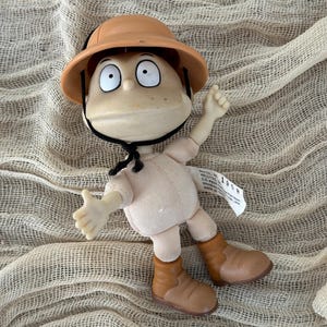 4” Safari Tommy Rugrats mini doll Mattel Arco Toys soft body figure with hat Nickelondeon