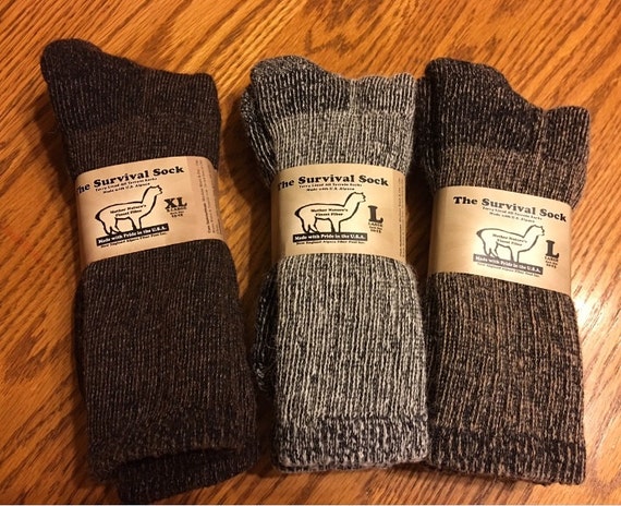Alpaca Socks Survival | Etsy