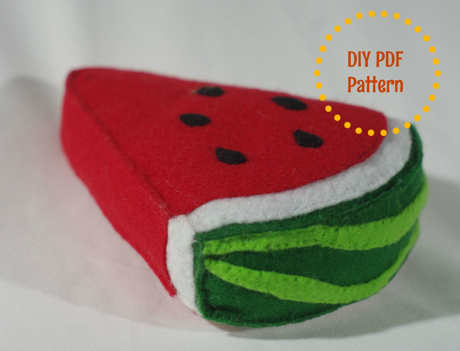 Watermelon Pillow Fluffy Stuffed Plush Soft Giant Slice Toy For Kids