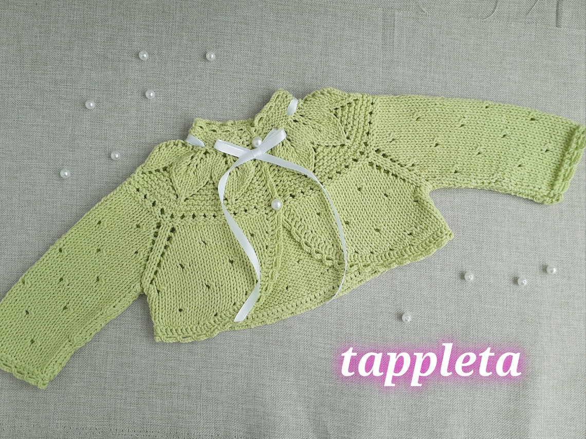 Bolero Baby Baby Girl Baptism Sweater Christening Cardigan Etsy