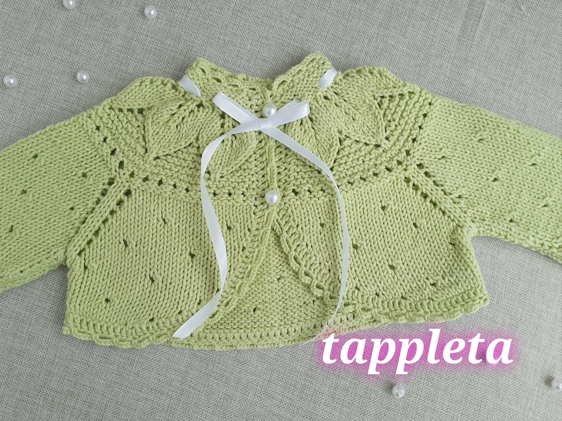 Bolero Baby Baby Girl Baptism Sweater Christening Cardigan Etsy