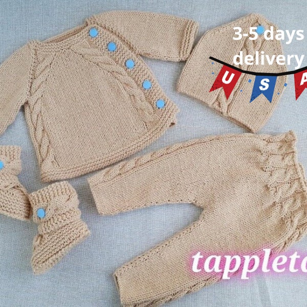 Baby Boy Sweater Set Etsy