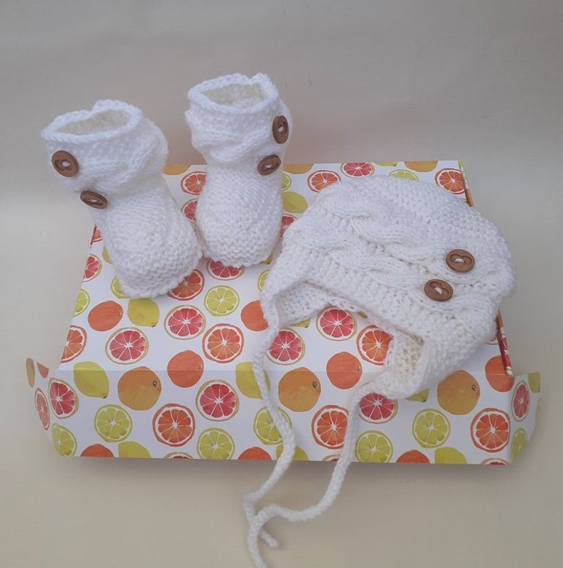 baby boy coming home outfit baby boy set hat and booties newborn winter clothes knitted sweater set boy striped sweater newborn clothes