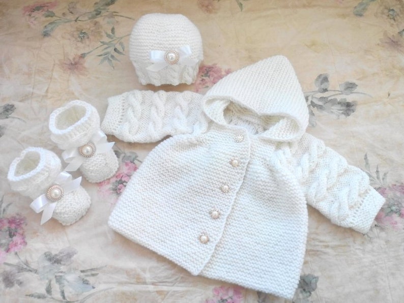 Newborn set baby girl winter clothes coming home outfit | Etsy