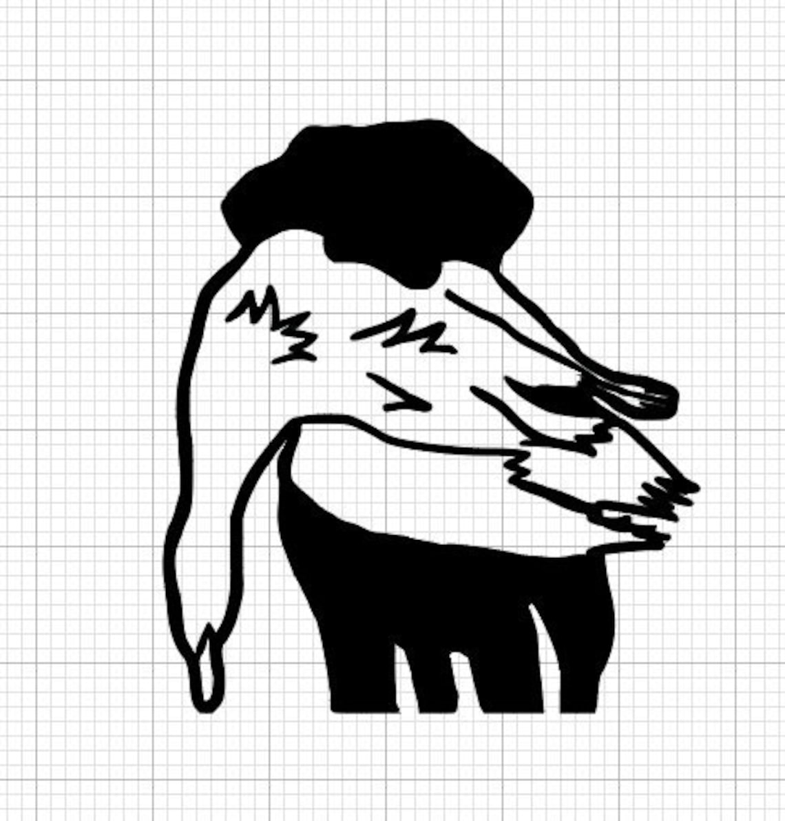 Duck Dog Decal 26 Colors Etsy