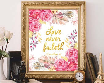 Liebe Hört Niemals Auf Etsy