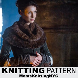 Claire Outlander Fingerless Gloves Celtic Braid KNIT PATTERN, Outlander Sassenach Gloves Mittens DIY gift, Instant Download Pdf pattern 0039