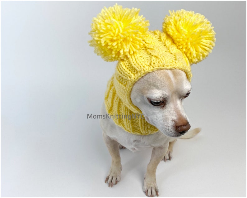 Copy Of Knit Pom Pom Dog Beanie Hats Multi 1