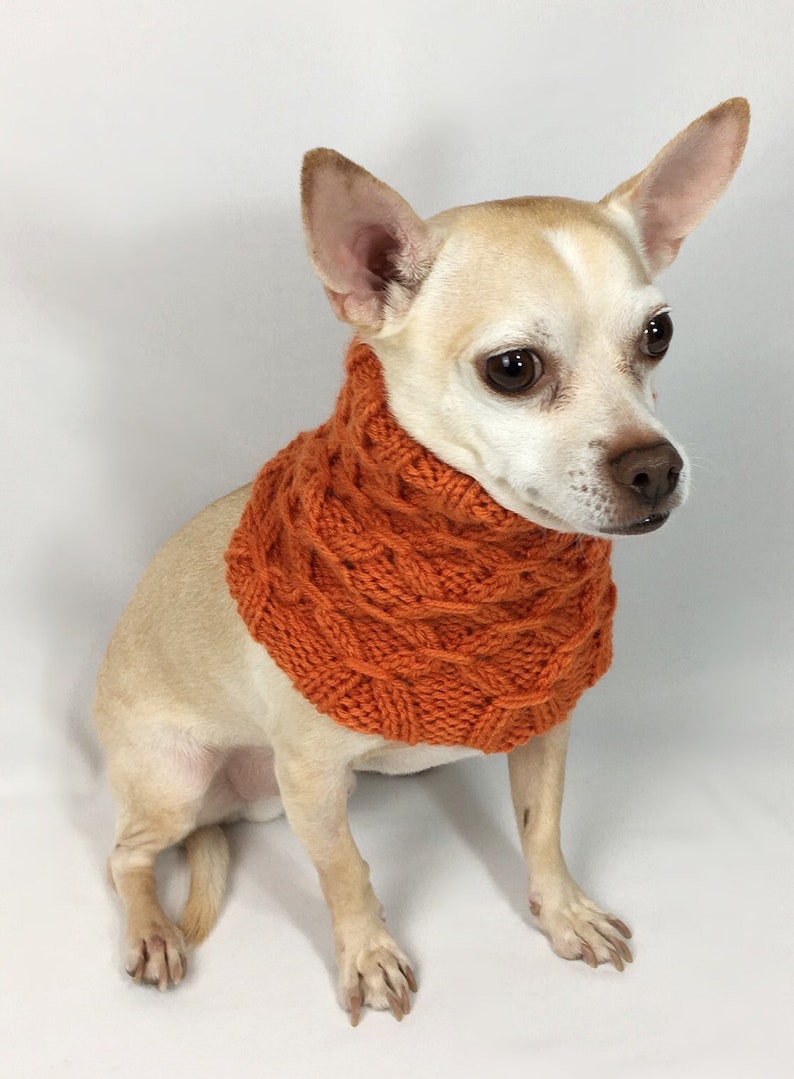 Dog Neck Warmer Snood Scarf Chihuahua Hood Ear Warmer Small Etsy