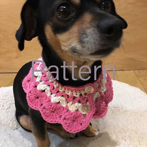 Cat Dog Collar Pet Scarf CROCHET PATTERN, sizes for Entire Family Cats Dog Scarf Pet Holiday Clothing, Instant Download PDF