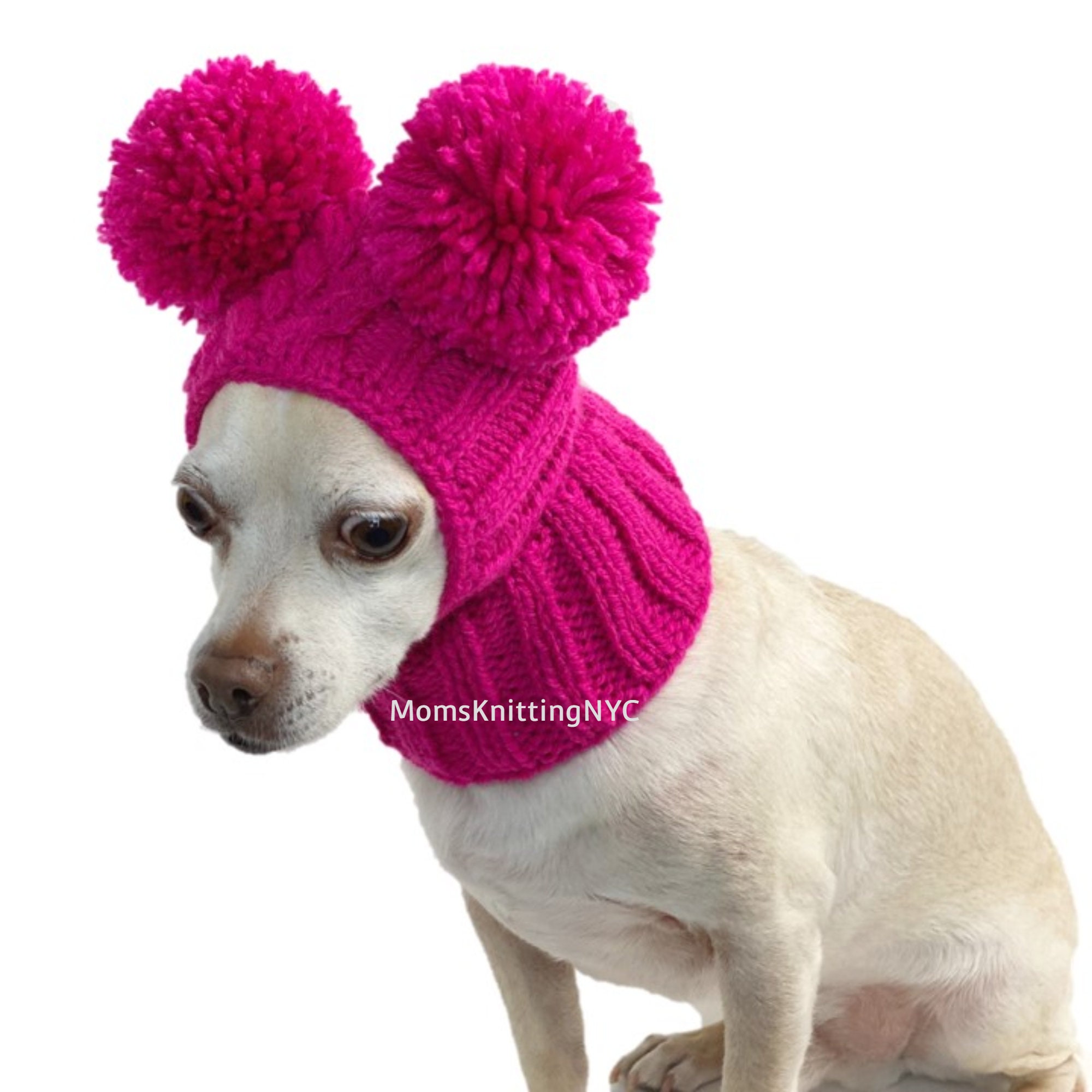 Pom pom hat for dogs Clearance