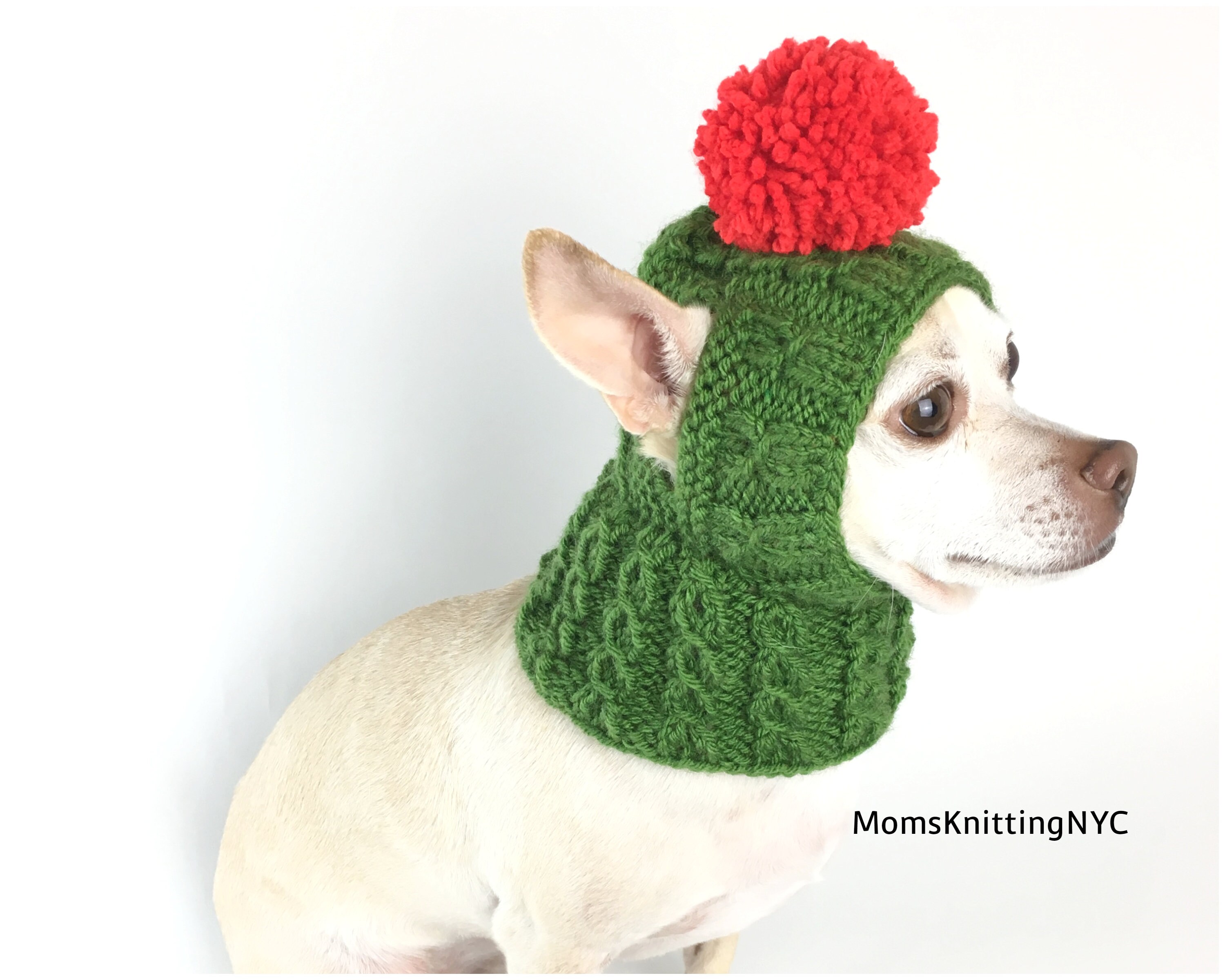 Christmas Dog Elf Hat with Ear Holes Santa Elf SMALL Dog Etsy